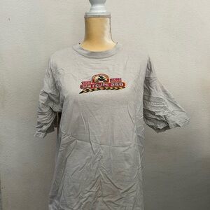 Vintage Y2K San Felipe 250 White Graphic Racing T-Shirt Mens size XL